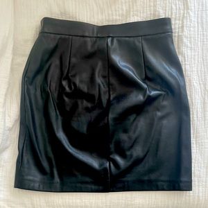Leather Mini Skirt